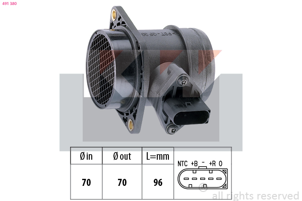 Mass Air Flow Sensor KW